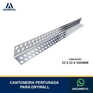 CANTONEIRA PERFURADA