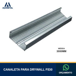 CANALETA PARA DRYWALL F530