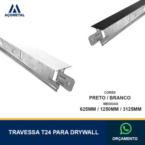 PERFIL TRAVESSA TF24 PARA DRYWALL